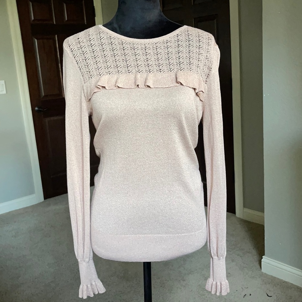 White House black market sparkly sweater